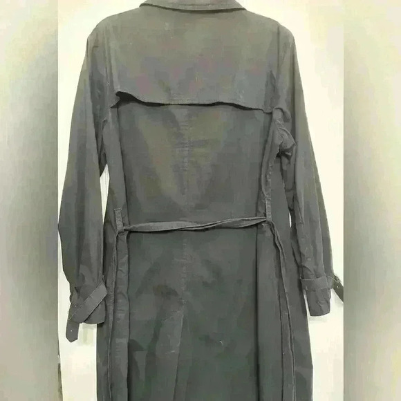 GAP Black Trench Coat - Picture 6 of 12